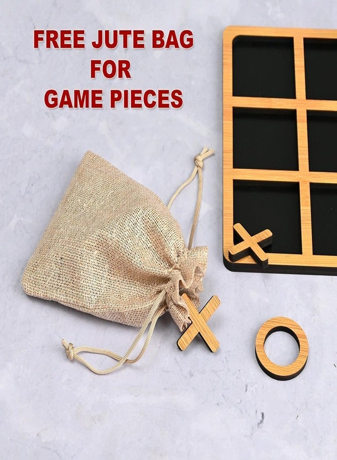 RAMPKD Classic Tic Tac Toe Game, Strategy and Fun Games for Kids, Tabletop Board Games, Party Favours for Kids，Golden Tic-Tac-Toe Board Temperament Family Classic Board Games - Image 4